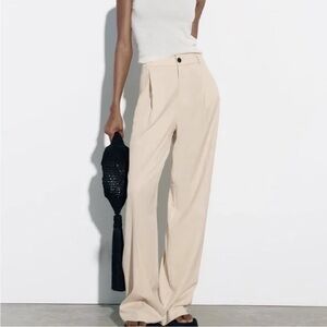 Zara Vanilla Full length Trousers NWT